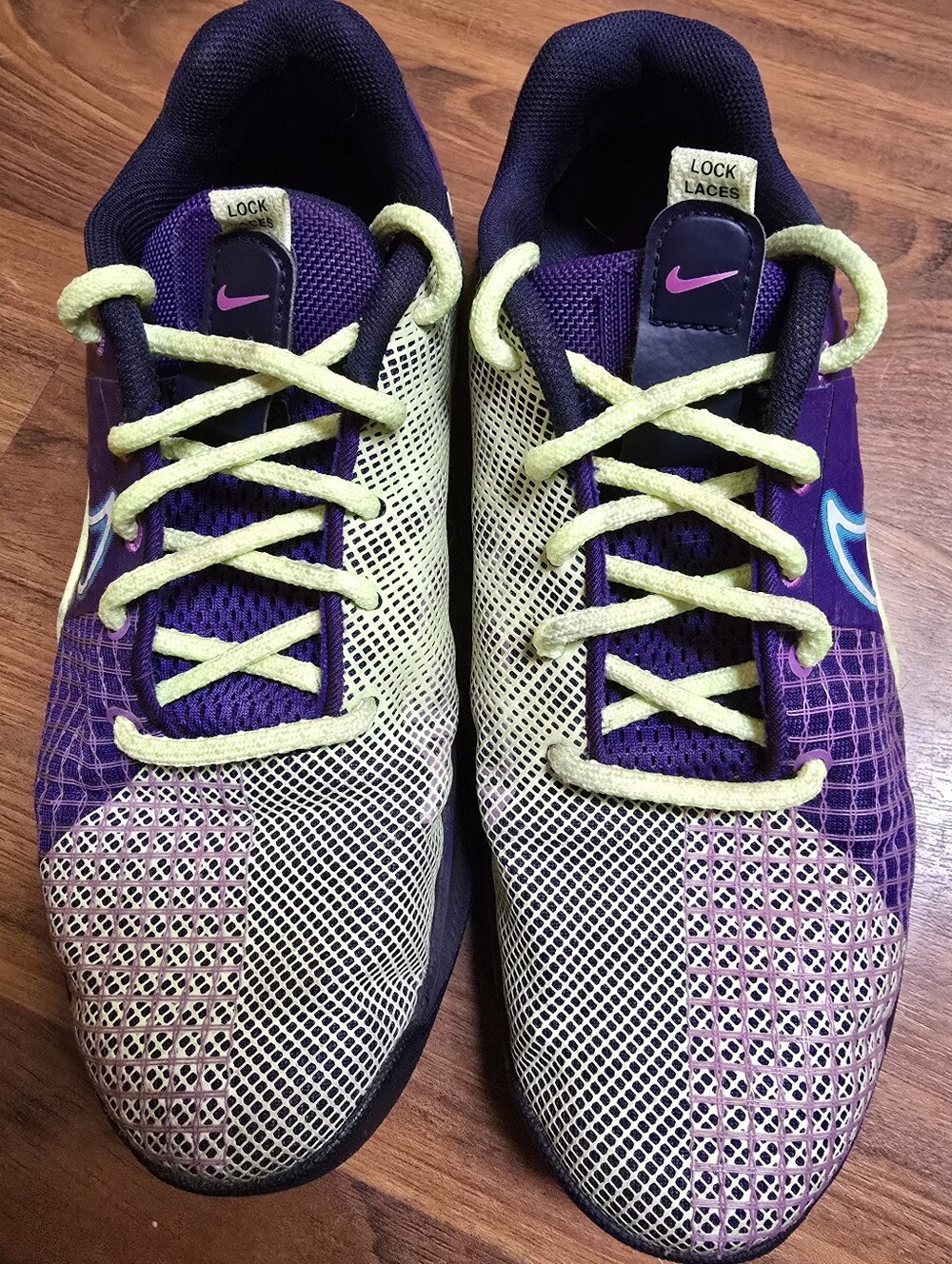 Nike Metcon 8 Amp LE Deep Purple Barely Volt CrossFit Training Shoes Men’s 7.5